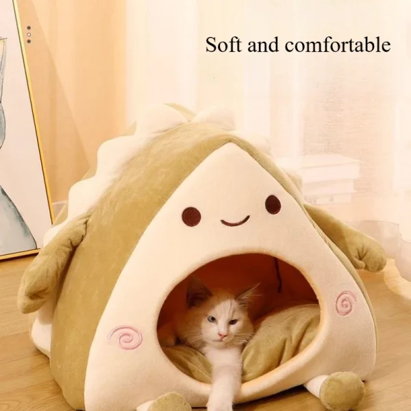 Comfortable Cat Dog House Easy To Clean Large Space Soft Cat Bed Tent Four Season Universal Wear Resistant Pet Toy - Image 2
